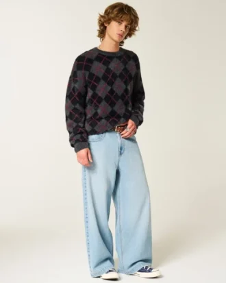 maglione boxy fuzzy crew 2 2 330x413 - Maglione Boxy Fuzzy Crew
